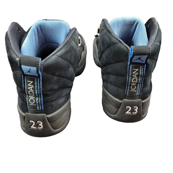 Nike Air Jordan 12 XII Mens Size 11 Retro‎ Nubuck 130690-018 University Blue - Picture 3 of 12